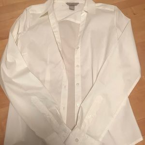 H&M white work shirt. Size 0